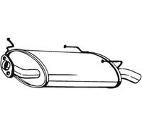 131 CV SILENZIATORE POSTERIORE PER NISSAN Primera Traveller WP11 2.0 16V KW 96 C