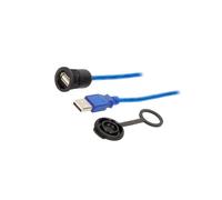 1310-1002-05 Cavo-Adattatore USB A-FemminaUSB A-Spina 1310 con Mascherina ENC...