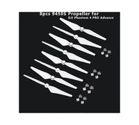 (131169) 4 paia di pale per eliche per droni, pale per eliche 9450, accessori per quadricotteri per