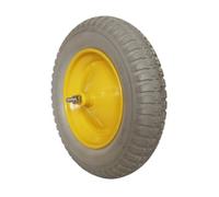 ruota per carriola con pneumatico soft non mm 350x80 interasse da 110 mm