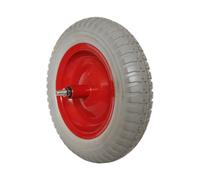 ruota per carriola con pneumatico soft non mm 350x80 interasse da 134 mm