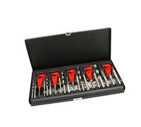 131pcs Kit di riparazione del filo metrico Twist Drill Spanner Accessorio per il