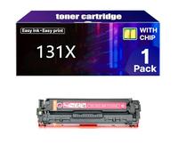 131X Cartuccia Toner ad Alta Capacità 131A CF210A di Ricambio per HP LaserJet Pro 200 Color MFP M276nw M276n M251n M251nw CM1312NFI CM1312 CP1515N CP1518NI,M-1 pcs