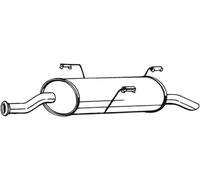 Bosal Silenziatore posteriore 190-209 per Peugeot 306 2.0 (7B, N3, N5) KW 97 CV 132