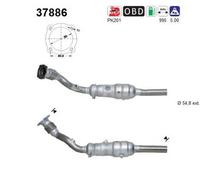 132 KW 180 CV CATALIZZATORE PER Skoda Octavia I 1U2 RS 1.8 T