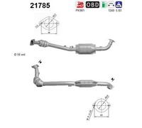 132 KW 180 CV CATALIZZATORE PER Vauxhall Omega (B) Tre Vol V94 2.6 V6