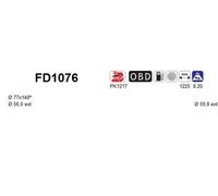 AS FD1076 Filtro antiparticolato (FAP)