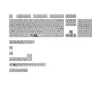 132 Tasti Profilo MDA Trasparente Keycap Set Keycaps Retroilluminato Per Gioco Tastiera Meccanica Keycap Set Tastiera Meccanica Accessori Tastiere Trasparente Keycaps 132 Tasti Set di keycap
