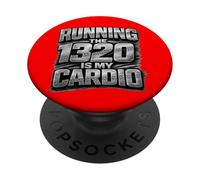 1320 Drag Racing Dragstrip, 1/4 quarto di miglio, Grudge Racer PopSockets PopGrip Adesivo