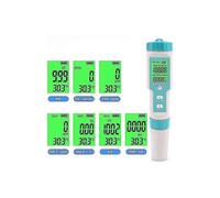 (132031) Penna per il rilevamento della qualitÃ dell'acqua 7 in 1, Ph, Tds, Ec, Orp, con display digitale,