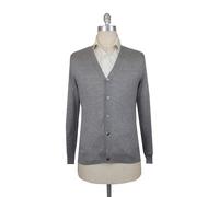€1325 Fiori Di Lusso Grigio Cashmere Mist Blend Cardigan A V - (FL282522)