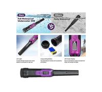 (132706) Metal Detector con display a LED, puntatore portatile, IP68, completamente impermeabile, per