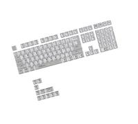 132Keys Backlit Translucents Keycap Crystal MDAs Profile Keycap per le tastiere meccaniche dei giocatori