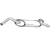 133 CV SILENZIATORE POSTERIORE PER AUDI 100 4A2 2.3 E KW 98 CV 133