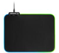 1337 RGB V2 Gaming Mat Tappetino per mouse per gioco da computer Nero, Gioco mouse pad Nero, Nero, Monocromatico, Alimentazione USB, Barra appoggiaferro antiscivolo, Tappetino per mouse per gioco da c