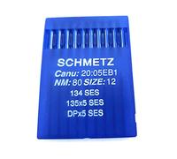 134 SES 135 x 5 aghi per macchine da cucire industriali (12/80) 100 pezzi