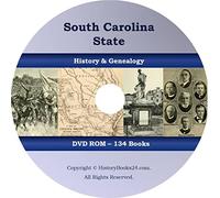 134 South Carolina State Books - Ultimate Collection - Storia e genealogia - CD/DVD