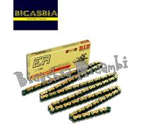 13447 - CATENA DID 420NZ3 (Gold & Black) Lunghezza 130 maglie con giunto a clip