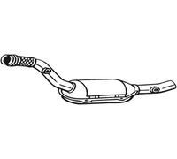 135 CV CATALIZZATORE PER PEUGEOT 206 2 VOL/Cod Sp 2A/C 2.0 S16 KW 99 CV 135