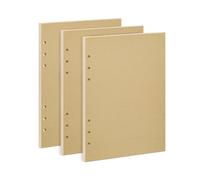 135 Fogli Carta A5 6 Fori Kraft 210x142mm 100g/m² Refill Raccolgitore | Refill Creativo Per Binder, Sketchbook E Journaling, Carta Ideale Per Disegno, Appunti, Scrapbooking E Diario Personale