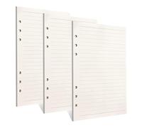 135 Fogli Ricarica di Carta A5 Formato 6 Fori, Vergini Fogli Mobili Ricarica di Carta per Agenda Filofax A5 Bullet Taccuino da Viaggio, per Appunti, Agende, Planner, Diari, Schizzi (Linea)