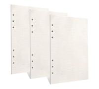 135 Fogli Ricarica di Carta A5 Formato 6 Fori, Vergini Fogli Mobili Ricarica di Carta per Agenda Filofax A5 Bullet Taccuino da Viaggio, per Appunti, Agende, Planner, Diari, Schizzi (Punteggiato)