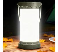 135 LED Lampada Campeggio Ricaricabile 1500LM, 5000 Mah, 20 Ore Autonomia, 3 Col