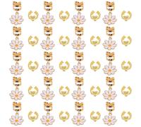 135 Pcs Decorazioni Per Capelli Trecce Polsini Le Clip Margherite