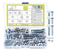 135 Pezzi M6 M8 Viti Bulloni E Dadi E Rondelle Set, Viti Bulloni E Dadi a Testa
