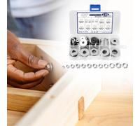 135 pezzi Rondelle piatte Rondelle per bulloni Metallo resistente