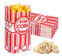 135 sacchetti popcorn, sacchetti di carta, sacchetti per popcorn, piccoli sacche