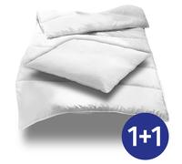135 x 200 cm + 80 x 80 cm set letto in microfibra per tutte le stagioni, extra light