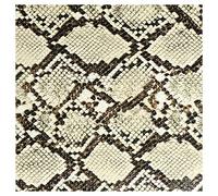 135x100cm Tessuto In Ecopelle Finta Pelle Modello Serpente 1mm Spessore Tessuto da Tappezzeria in Vinile per Cucito Fai Da Te Artigianato, Decorazioni, Poltrone(Color:19)
