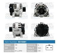 136 CV Alternatore per CITRON C4 Coup LA 2.0 16V KW 100 CV 136