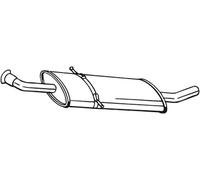 136 CV SILENZIATORE CENTRALE PER MERCEDES Classe A W169 A 200 KW 100 CV 136