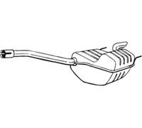 136 CV SILENZIATORE CENTRALE PER MERCEDES Classe C W202 C 200 KW 100 CV 136