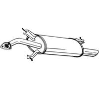 BOSAL 235-161 Marmitta