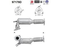 136 KW 185 CV CATALIZZATORE PER Volvo V70 II 285 2.4 D5 AWD