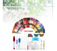 136 Pcs Kit Per Aghi Perforatori Ago Punzonatura Da Ricamo Con Punch Penna