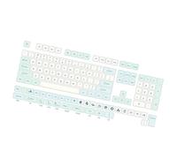 137PCS Ergonomico XDA Altezza Sublimato Keycap Set Unico Ice Mint Tema Migliora la Digitazione per Tastiera Meccanica Ice Mint Color Keycap