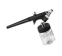 138Tipo Kit Aerografo Mini Set Di Spazzole Ad Aria A Singola Azione Sifone Alimentazione Pistola A Spruzzo Tubo 22cc Tazze Fluide For Trucco Hobby Controllo Preciso