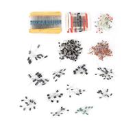 1390PCS Resistore Condensatore elettrolitico Diodo LED Transistor Condensatore ceramico Kit Set di componenti elettronici in silicio di alta qualità per progetti elettronici