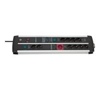 1392000230 prolunghe e multiple 3 m 11 presa(e) AC Interno Nero, Argento, Ciabatta Nero/Argento, 3 m, 11 presa(e) AC, Interno, Tipo E/F, IP20, Nero, Argento