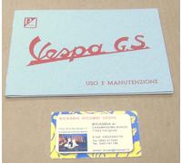1393 - LIBRETTO USO E MANUTENZIONE VESPA 150 GS DEL 1955
