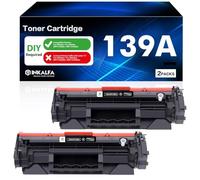 139A 139X Cartuccia Toner Compatibile per HP 139A 139X W1390A W1390X LaserJet Pro 3002dw 3002dn MFP 3102fdn 3102fdw 3002 3102 Multipack - Nero, 2-Pack