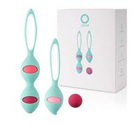 13AM Set di coni in silicone Palline per esercizi per il pavimento pelvico - Palle mediche per allenamento muscolare 6 livelli di intensità Principianti + Donne esperte Gravidanza + Incontinenza