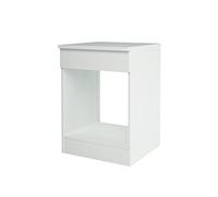 13Casa - Adrià A9 - Base forno. Dim: 60x60x84 h cm. Col: Bianco. Mat: Melamina.