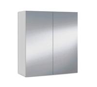 13Casa - Bahamas A3 - Specchio contenitore. Dim: 60x21x65 h cm. Col: Bianco. Mat