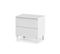 13Casa - Corinto A3 - Comodino. Dim: 50x34x49 h cm. Col: Bianco. Mat: Melamina.