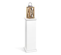13Casa - Fireplace C1 - Mobile multiuso. Dim: 30x30x89 h cm. Col: Bianco. Mat: Truciolare.